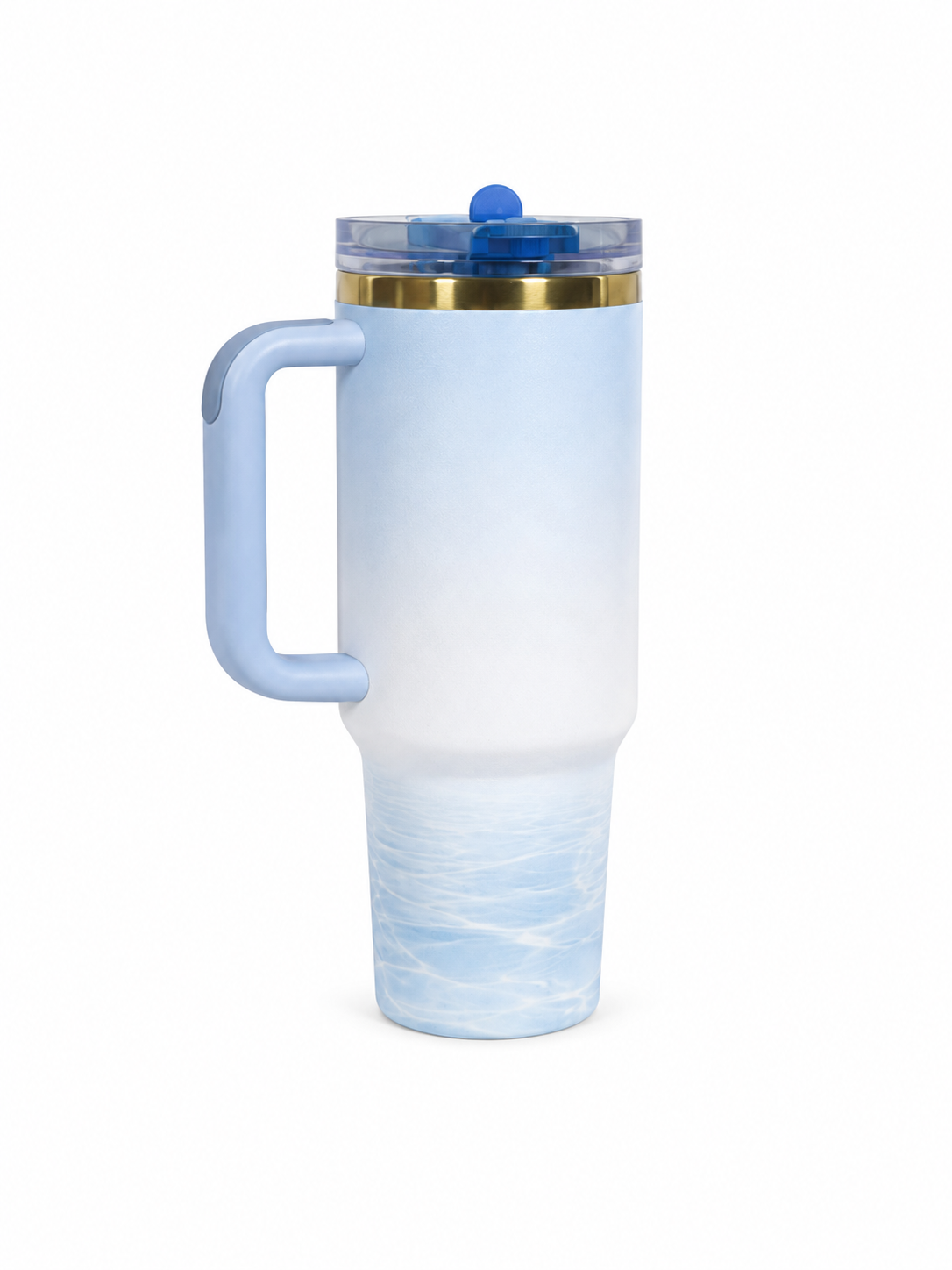 Aura NK Blue Minimalist Tumbler – 40 oz- 1,18 L