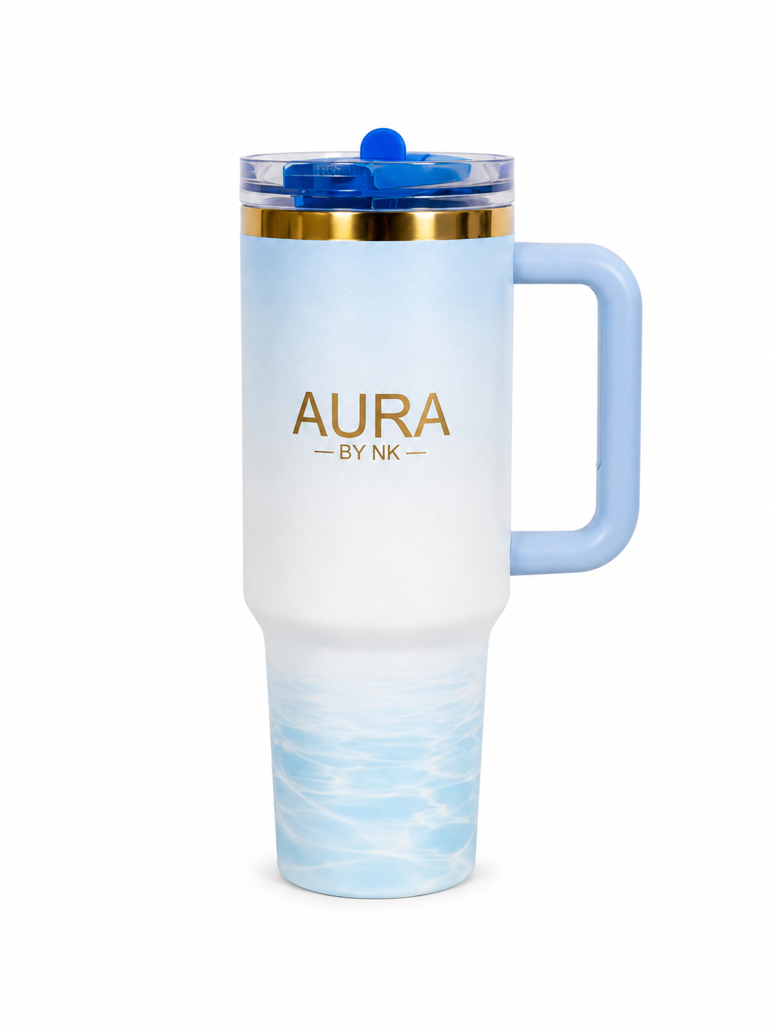 Aura NK Blue Minimalist Tumbler – 40 oz- 1,18 L